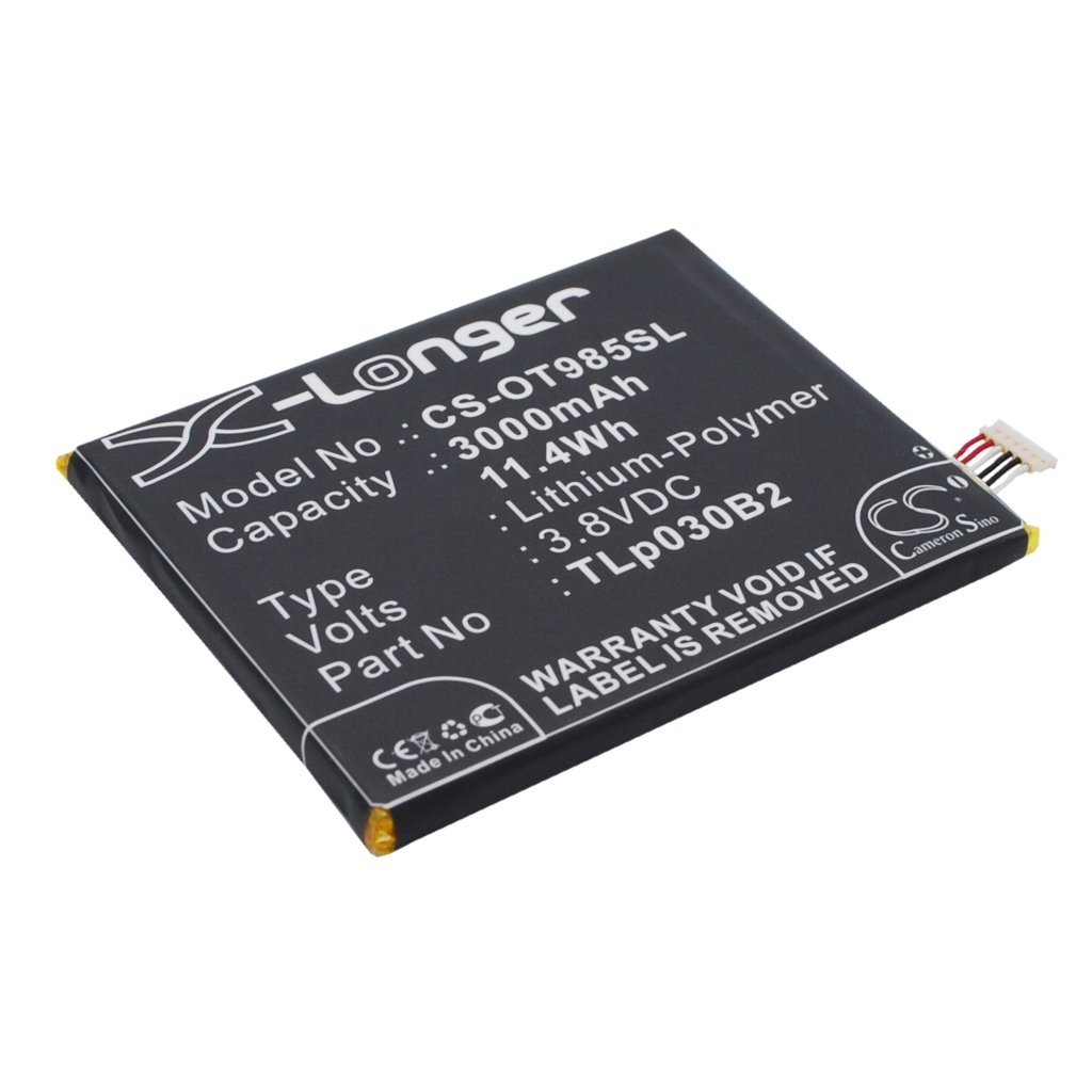 Batterie Sostituisce TLP030J1