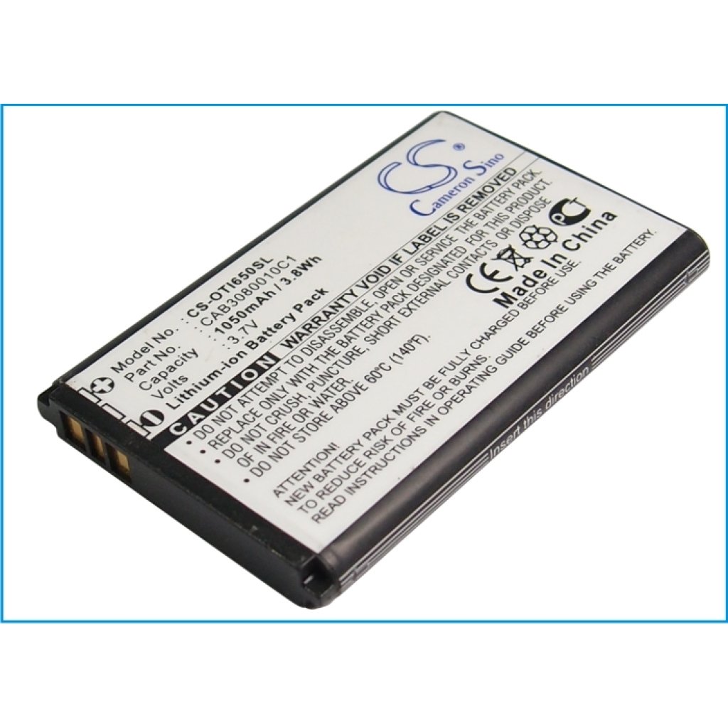 Batteria del telefono cellulare Alcatel CS-OTI650SL
