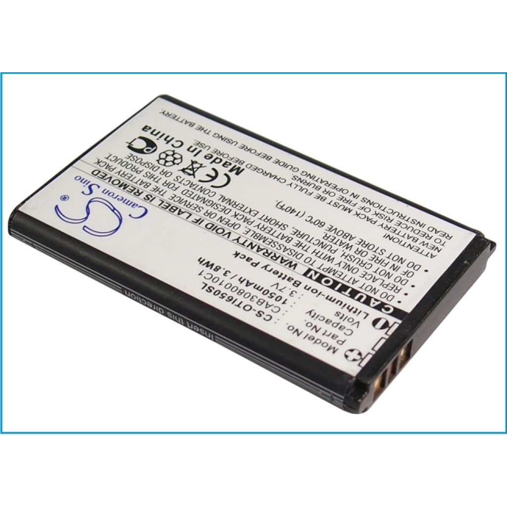 Batteria del telefono cellulare Alcatel CS-OTI650SL