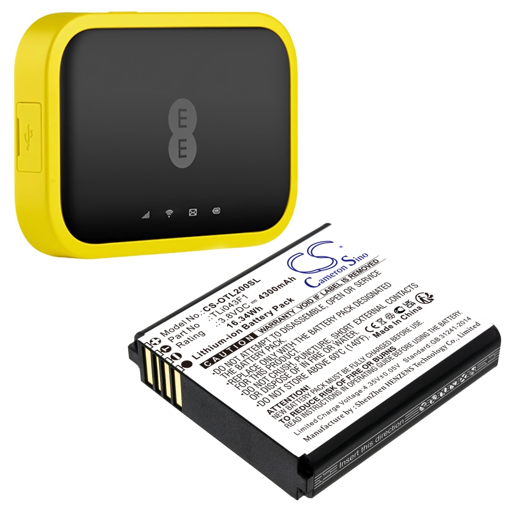 Sostituzione della batteria compatibile per Alcatel TLI043F1