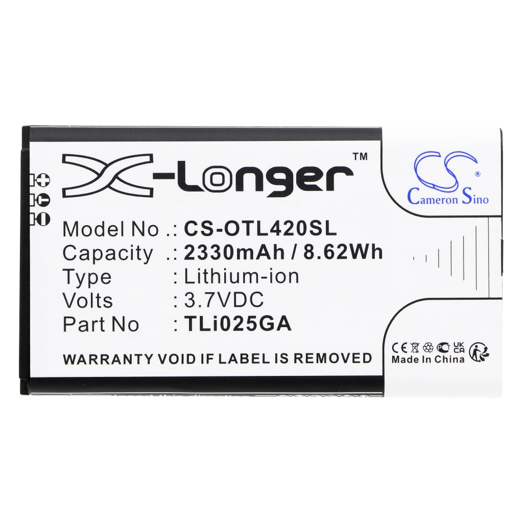 Sostituzione della batteria compatibile per Alcatel TLI025GA