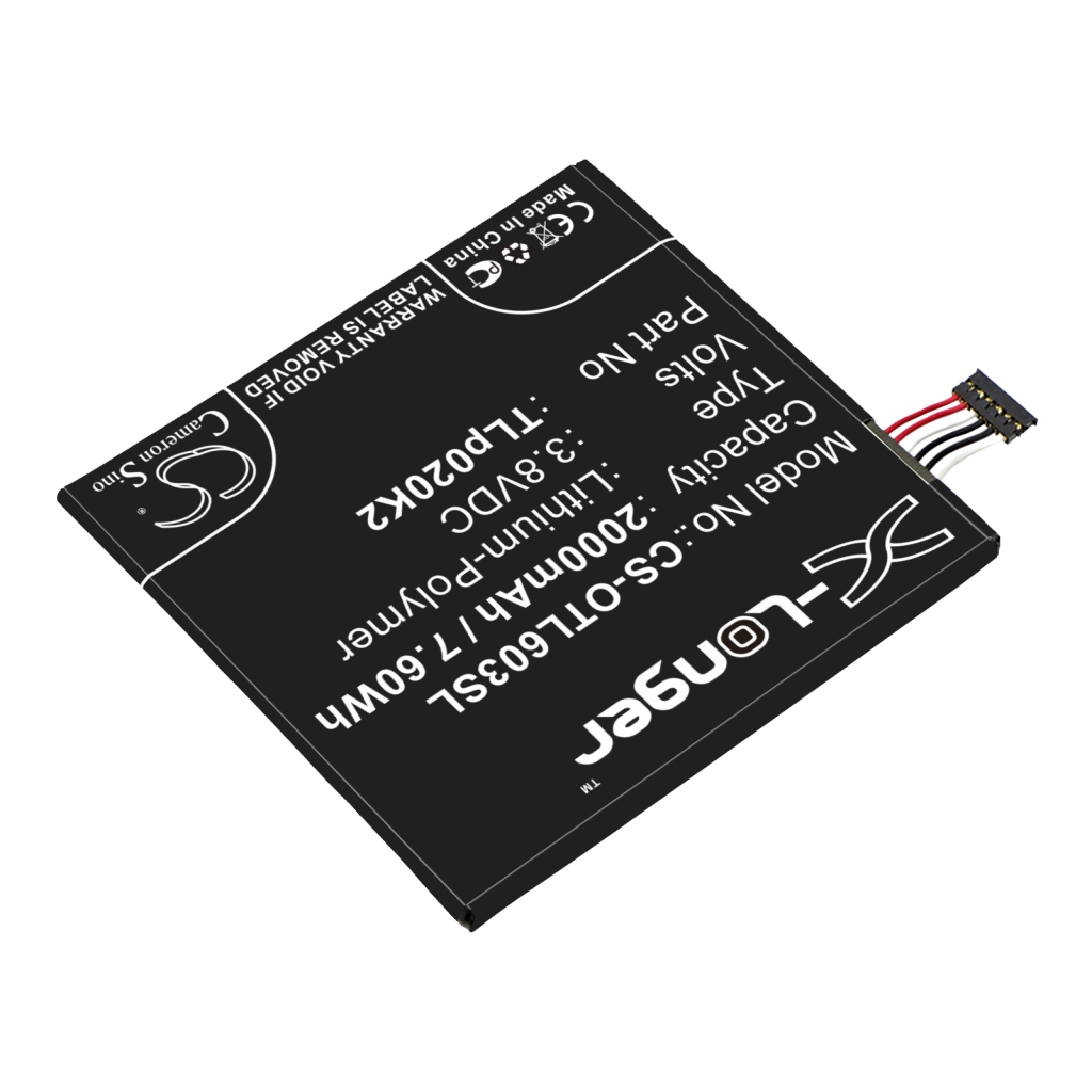 Sostituzione della batteria compatibile per Alcatel C2000023C2,TLP020K2