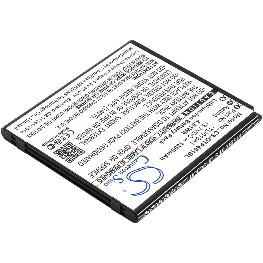 Sostituzione della batteria compatibile per Alcatel TLI013A1,TLI013A7
