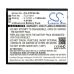 Batteria del telefono cellulare Alcatel OT-4017A (CS-OTP401SL)