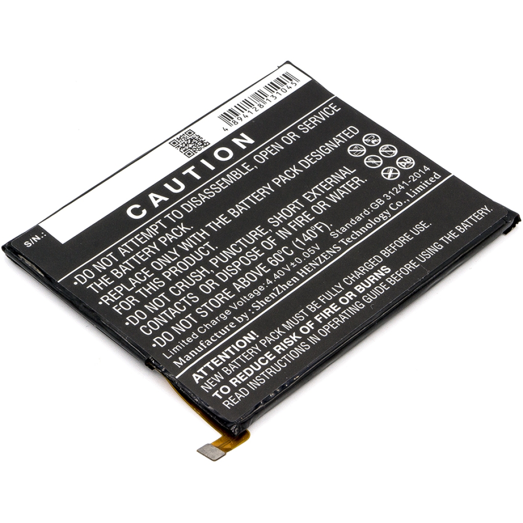 Sostituzione della batteria compatibile per Alcatel CAC2710009CJ,TLP027AJ