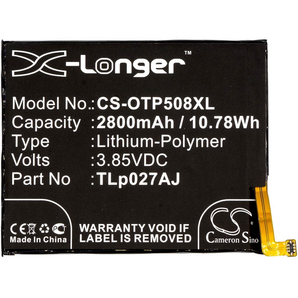 Sostituzione della batteria compatibile per Alcatel CAC2710009CJ,TLP027AJ