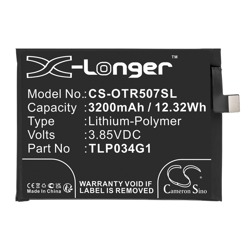 Sostituzione della batteria compatibile per Alcatel TLP034G1