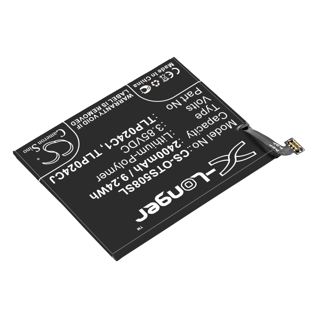 Batteria del telefono cellulare Alcatel OT-5046D (CS-OTS508SL)