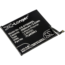 Sostituzione della batteria compatibile per Alcatel TLP025K1,TLP025KJ