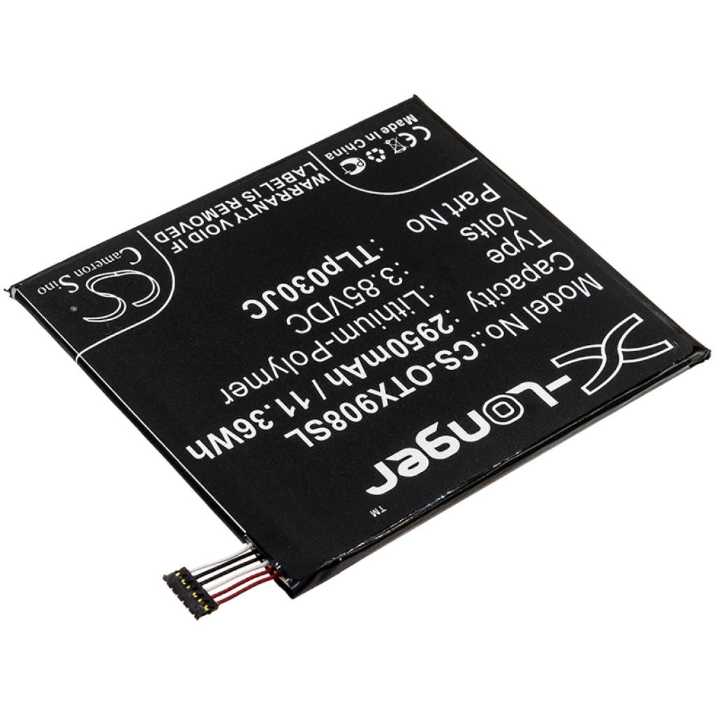 Sostituzione della batteria compatibile per Alcatel CAC3000034CC,TLP030JC