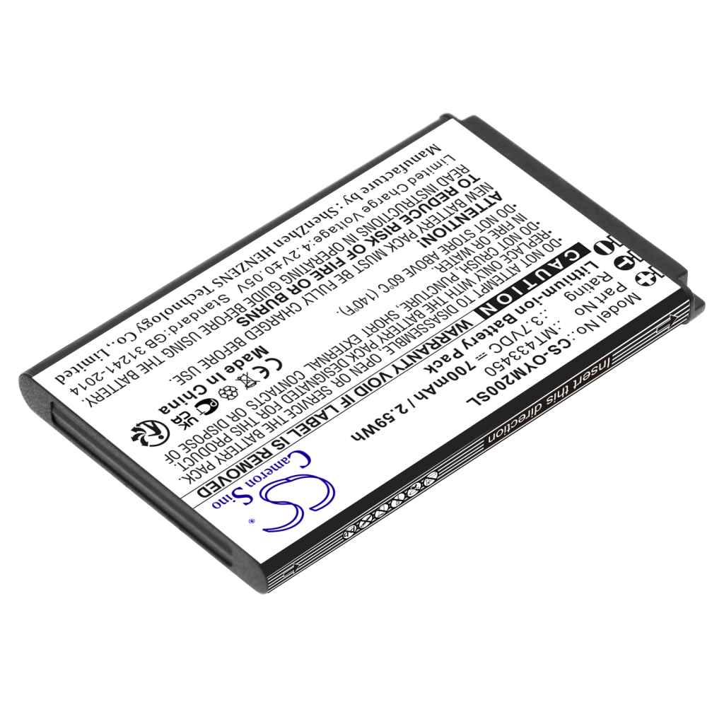 Batterie Batteria del telefono cellulare CS-OYM200SL