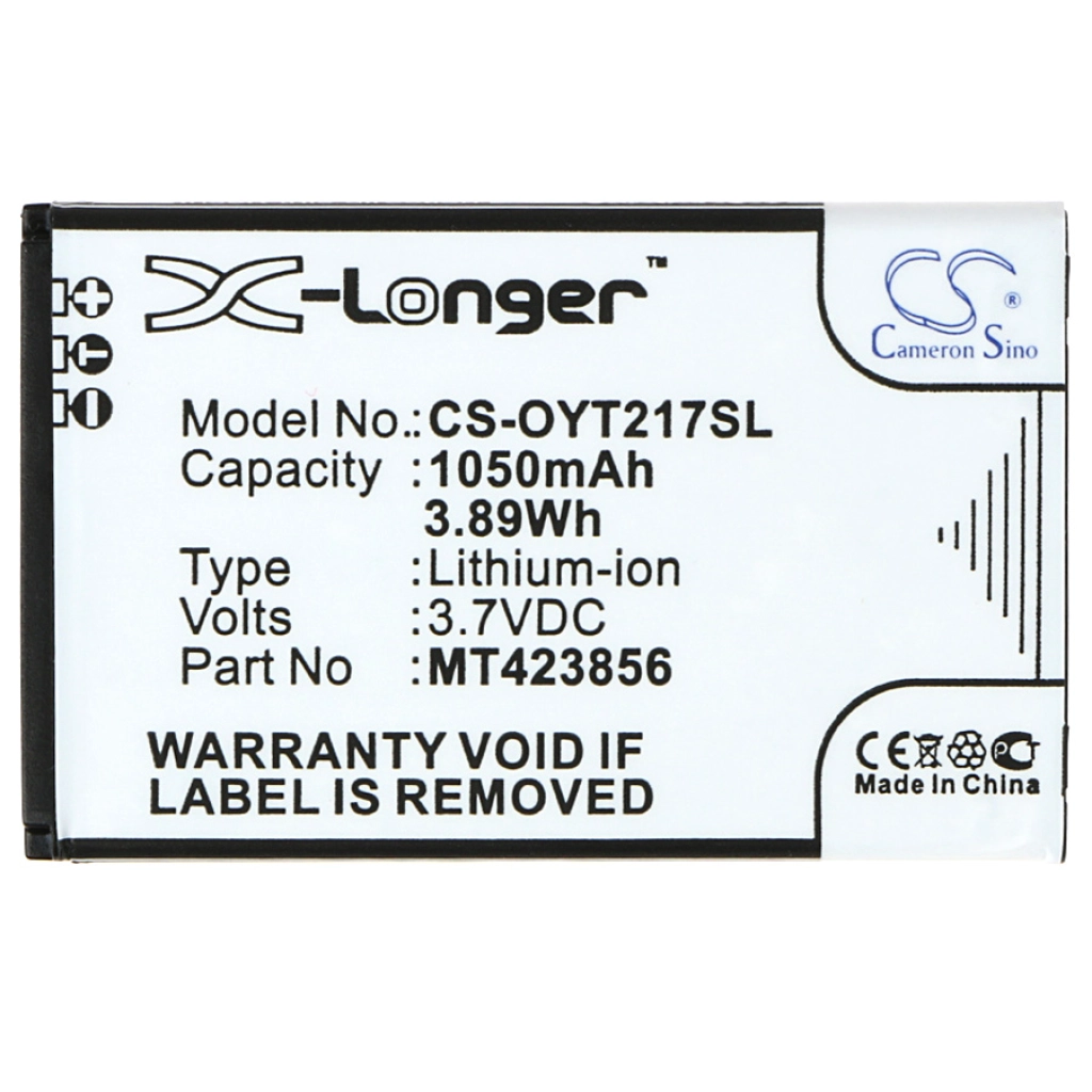Batterie Batteria del telefono cellulare CS-OYT217SL