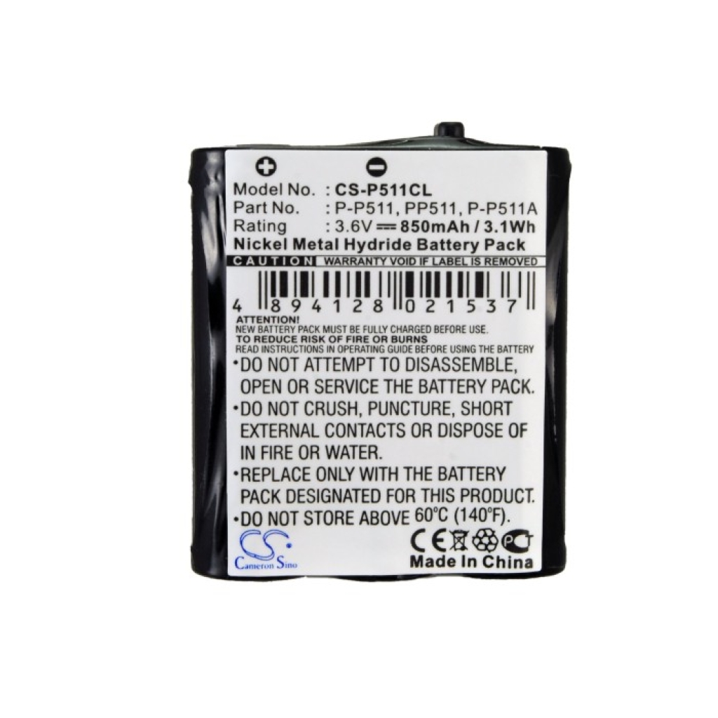 Batterie Sostituisce P-P511