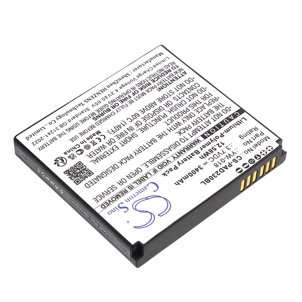 Batterie Sostituisce YW-018