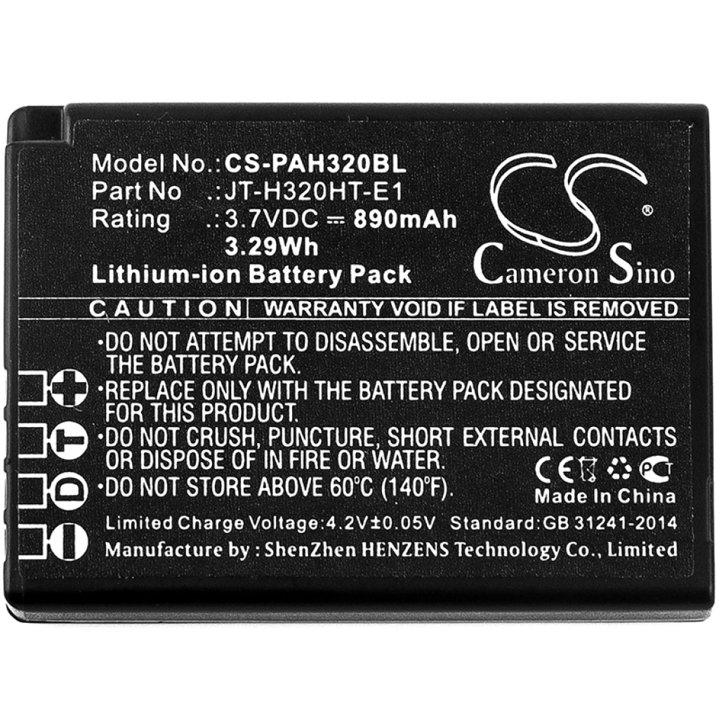 Codice a barre, batteria dello scanner Panasonic Handheld H320 (CS-PAH320BL)
