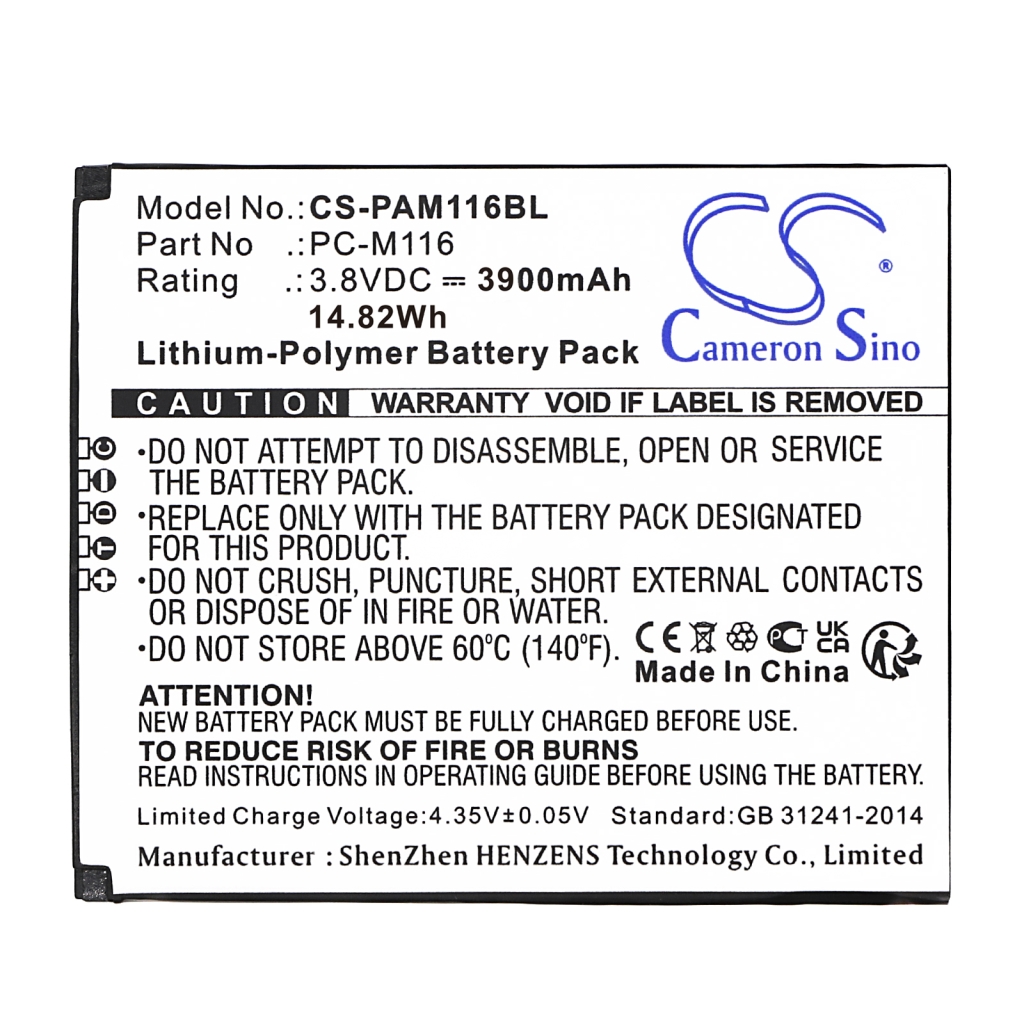 Terminale di pagamento Batteria Pax CS-PAM116BL