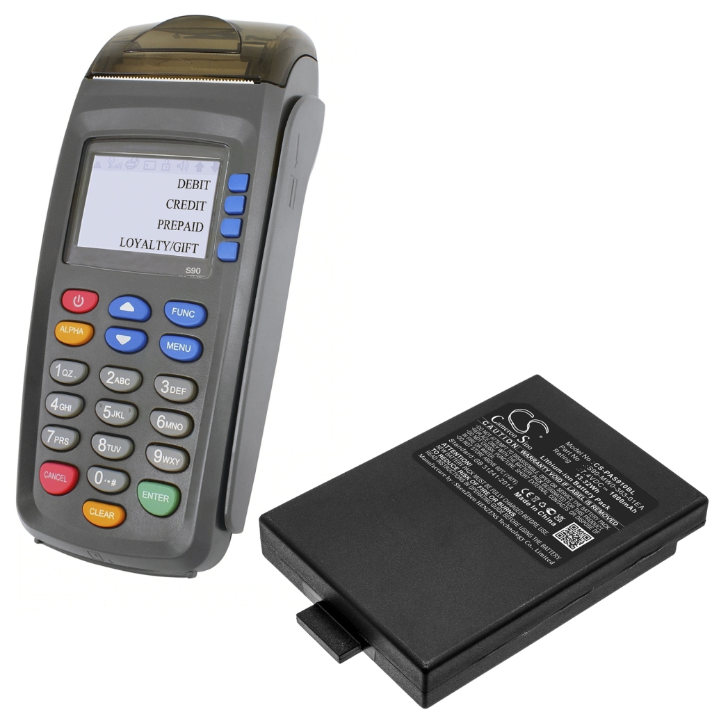 Terminale di pagamento Batteria Pax CS-PAS910BL