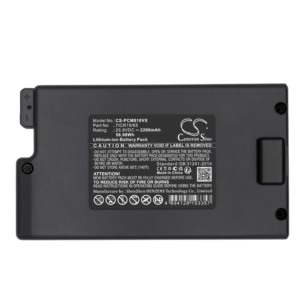 Sostituzione della batteria compatibile per Proscenic 7ICR19/65,9210518601