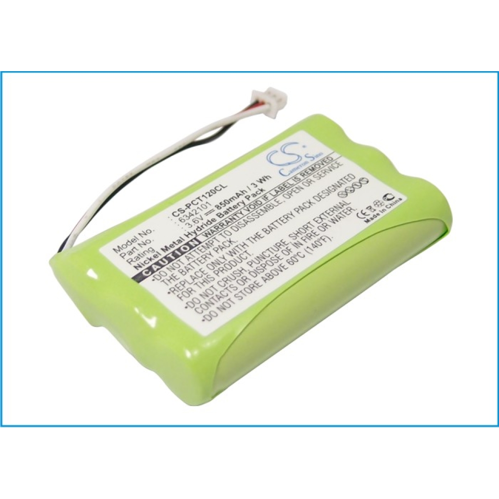 Batterie Batteria Telefono Cordless CS-PCT120CL