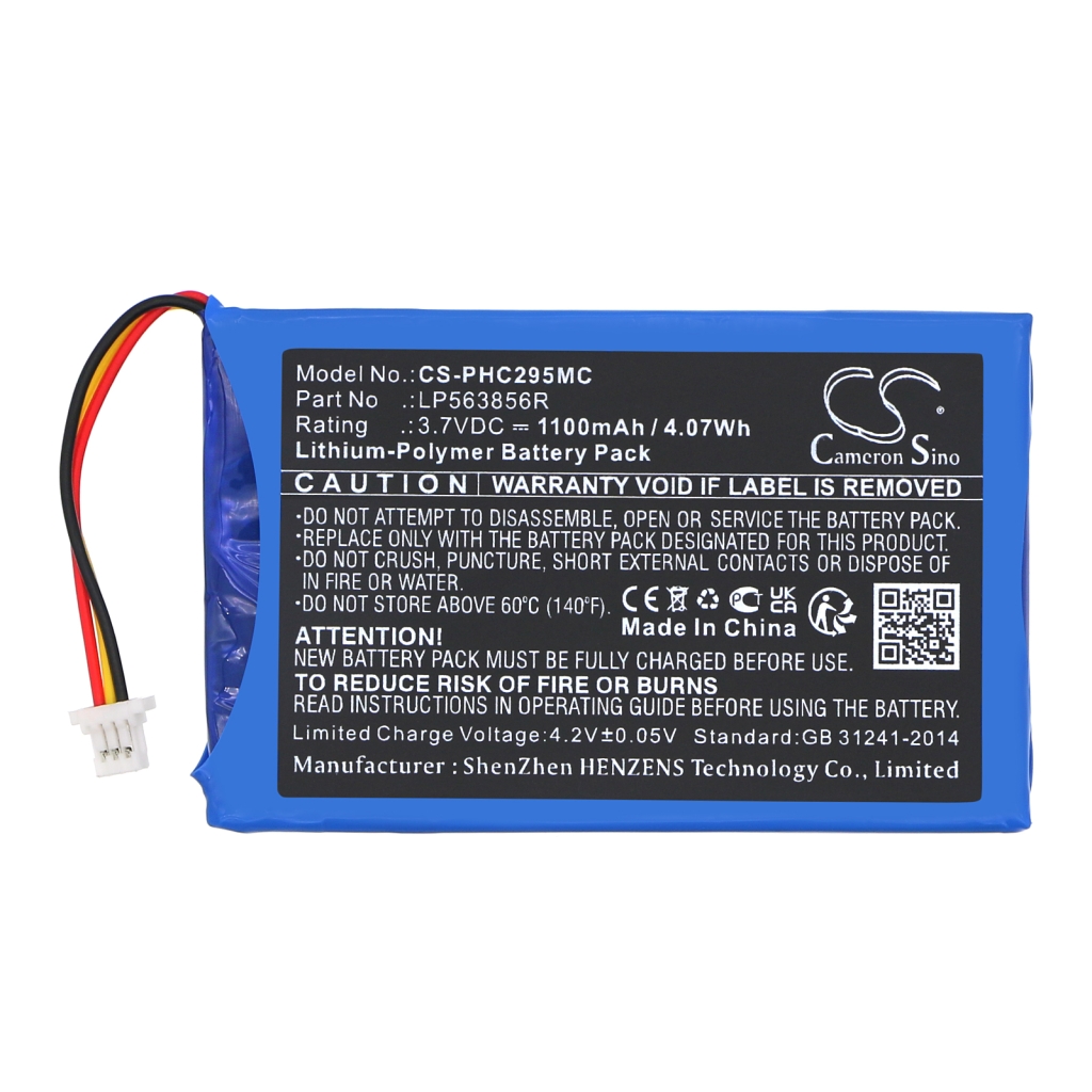 Sostituzione della batteria compatibile per Philips LP563856R