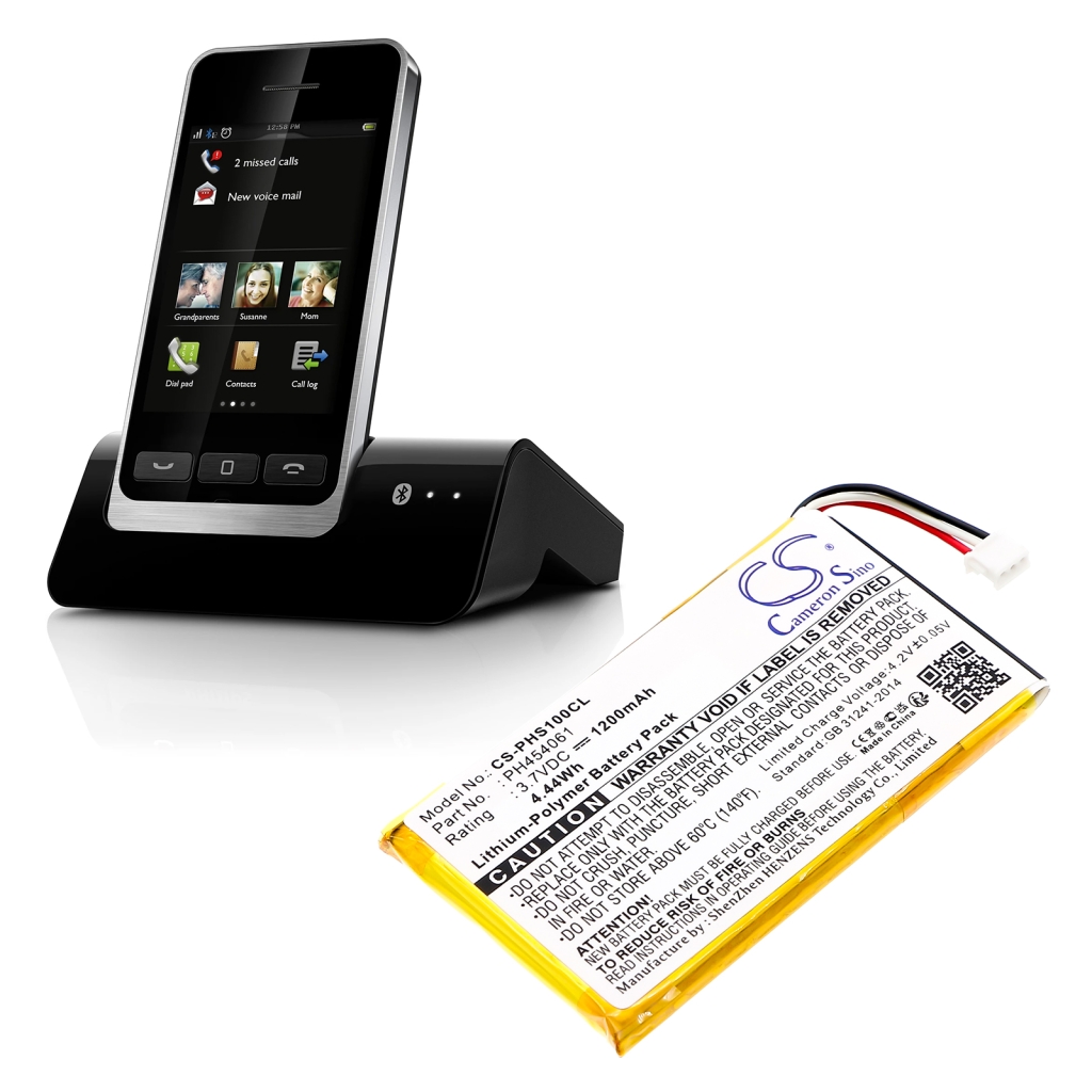 Sostituzione della batteria compatibile per Philips PH454061