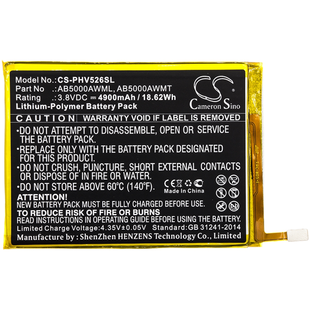 Batteria compatibile con Philips CS-PHV526SL