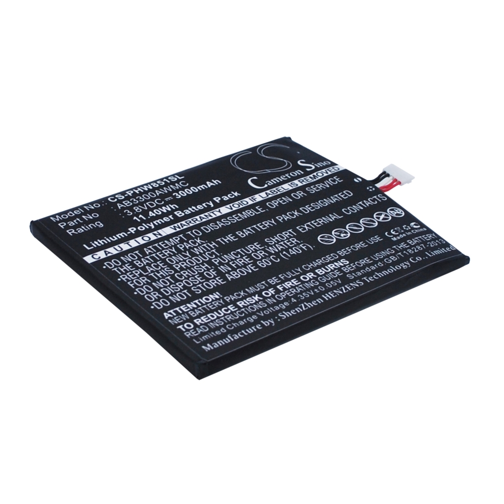 Batteria del telefono cellulare Philips CS-PHW851SL