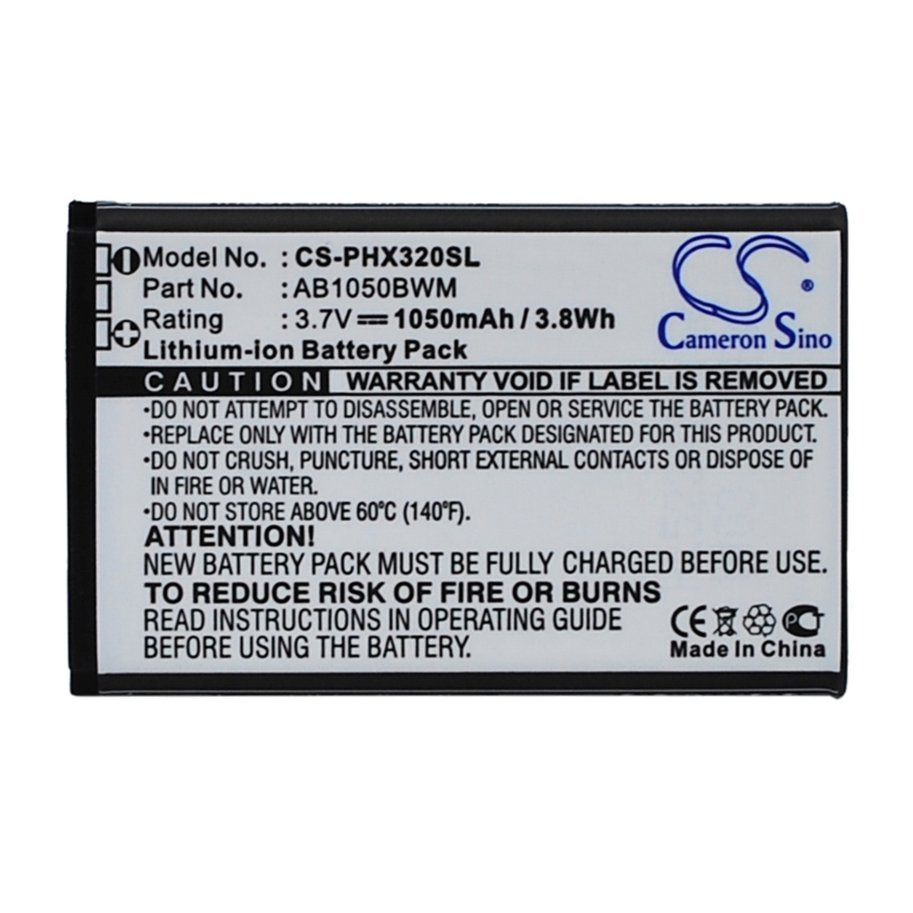 Batteria compatibile con Philips CS-PHX320SL