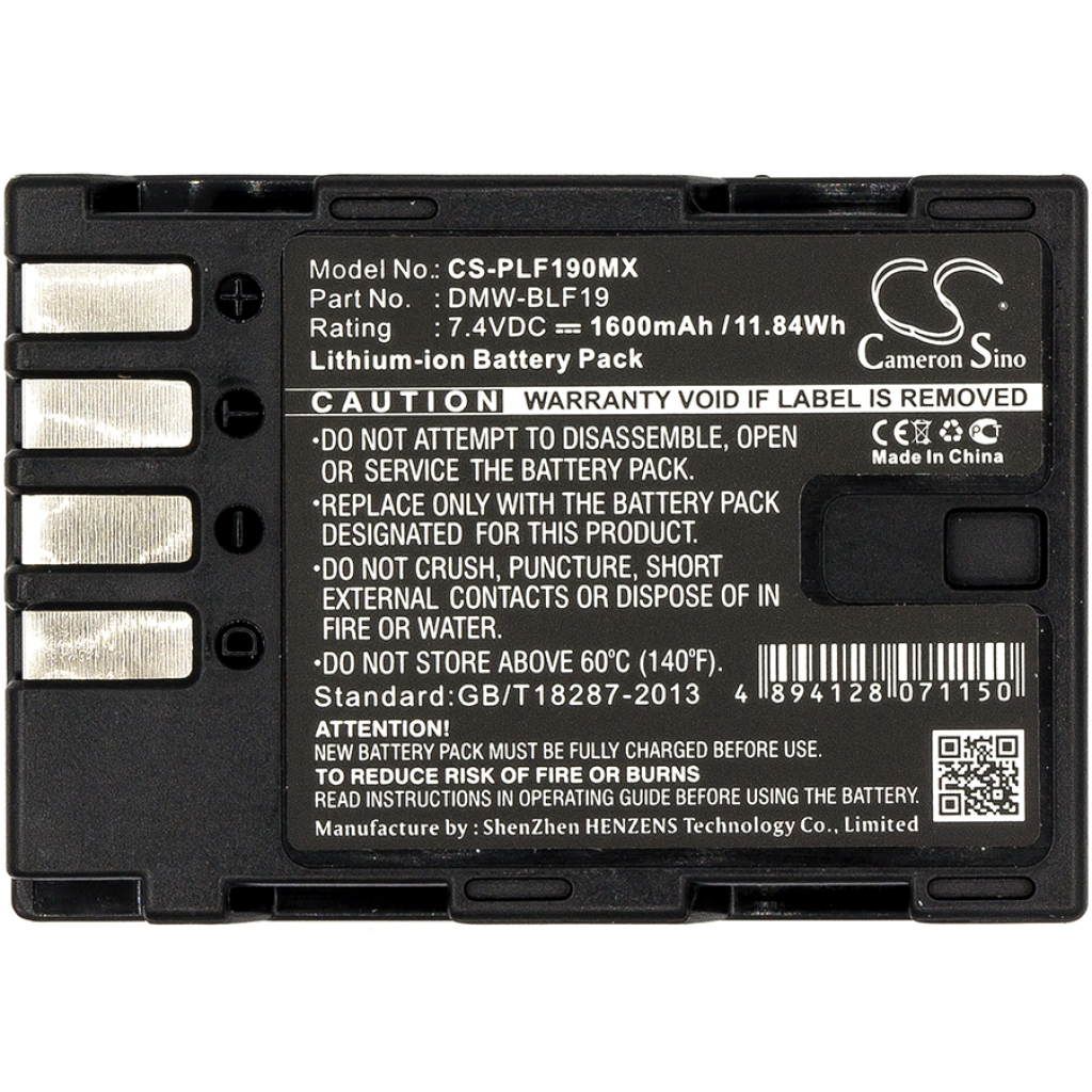 Batterie Sostituisce DMW-BLF19E