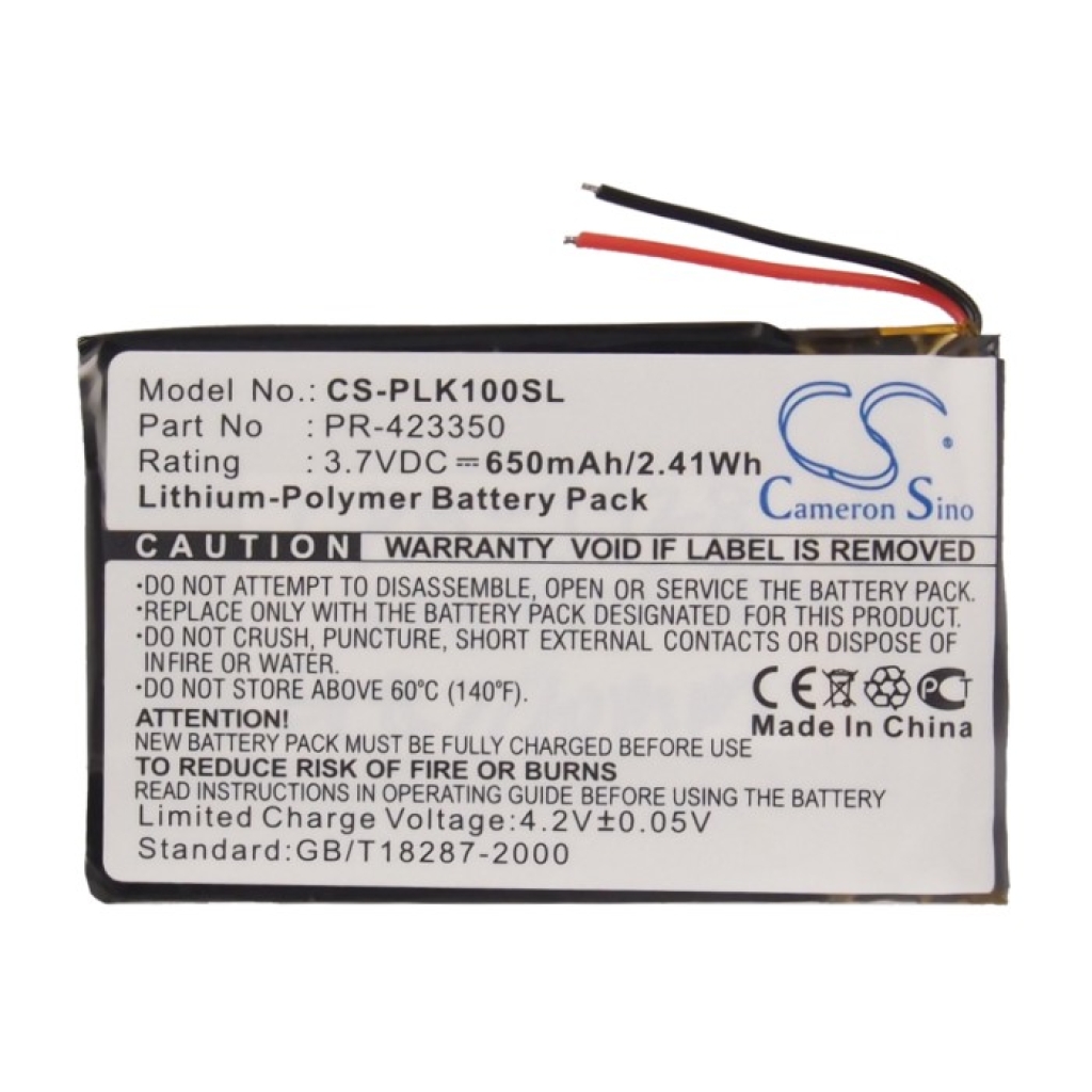 Batteria senza fili dell'auricolare Plantronics CS-PLK100SL
