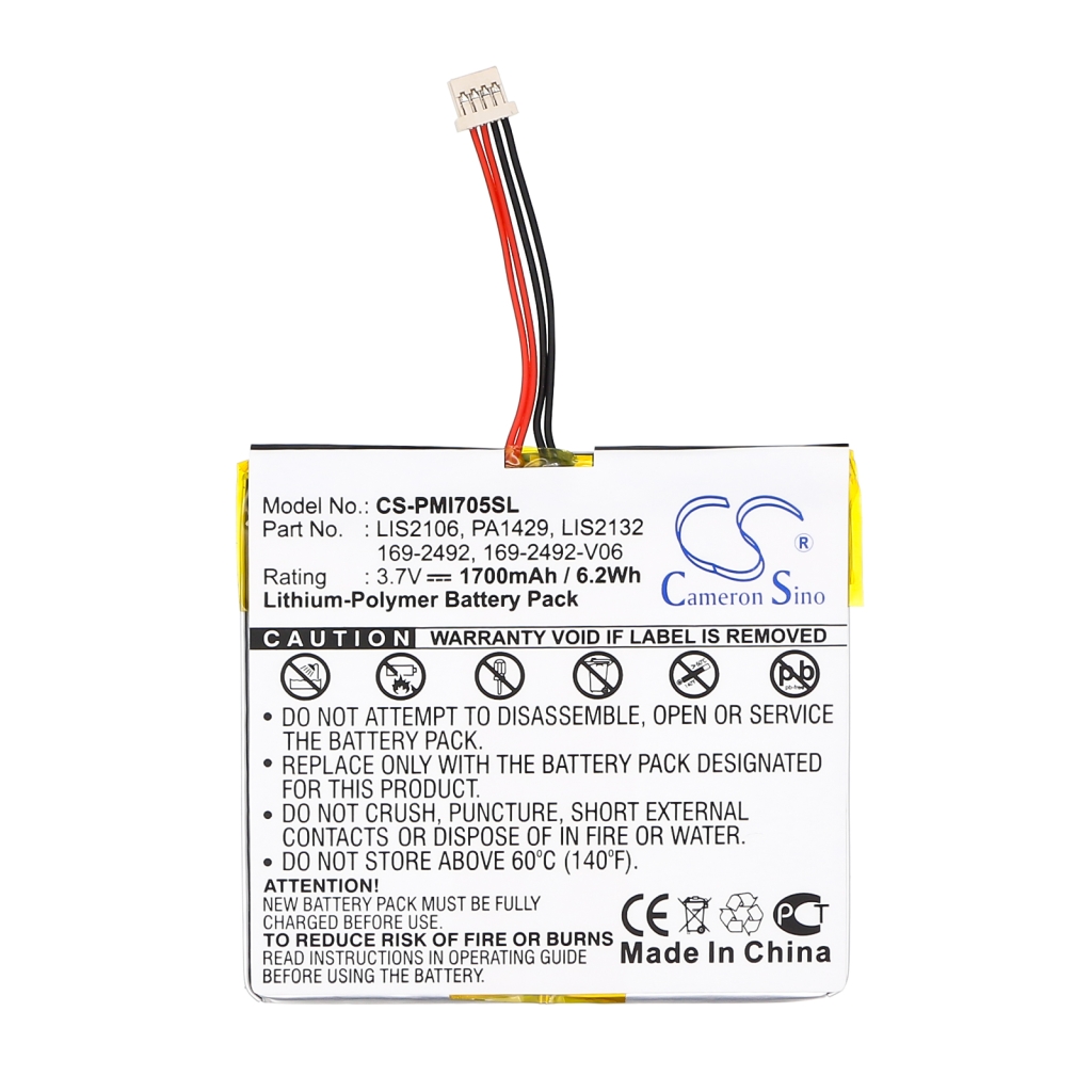 Batteria compressa Palm CS-PMI705SL