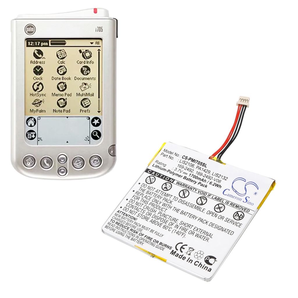Batteria compressa Palm CS-PMI705SL