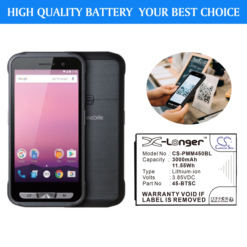 Batteria Sostituisce 45-BTSC