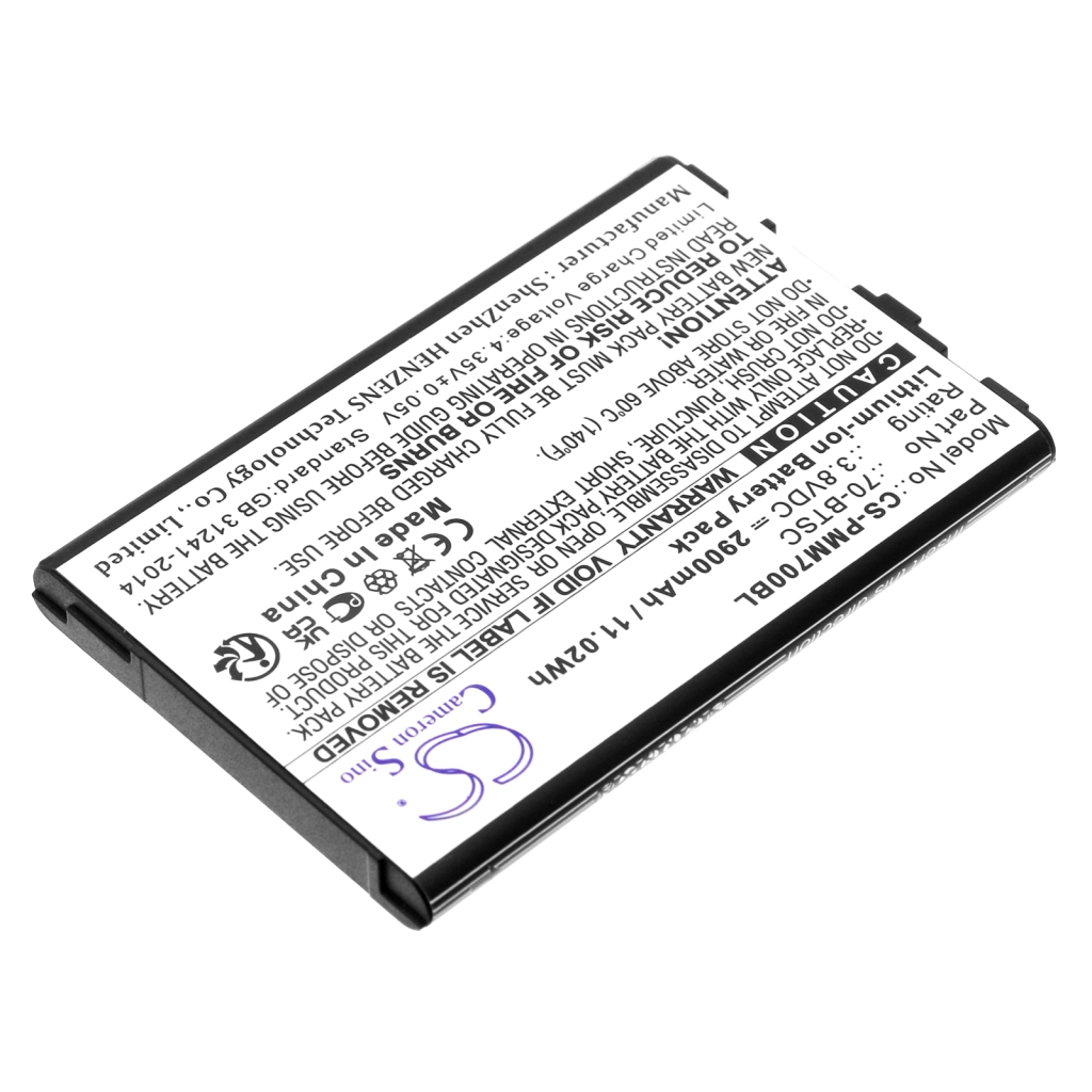 Sostituzione della batteria compatibile per Point mobile 70-BTSC