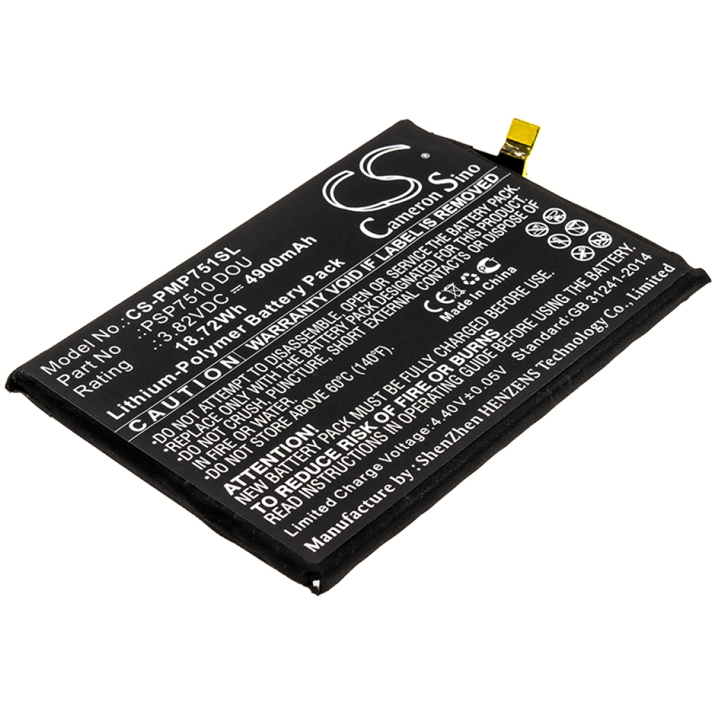 Batterie Batteria del telefono cellulare CS-PMP751SL