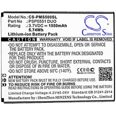 Sostituzione della batteria compatibile per Prestigio PSP5551 DUO