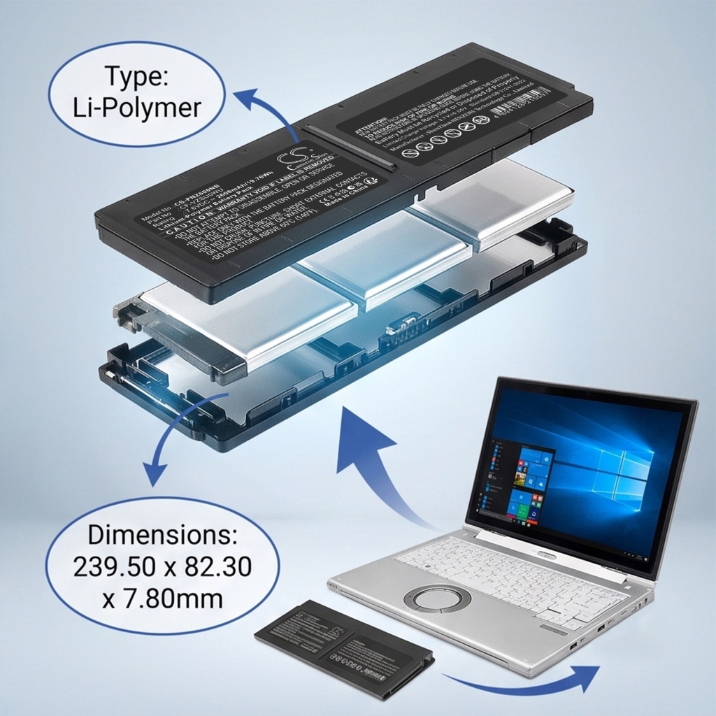 Batteria compatibile con Panasonic
