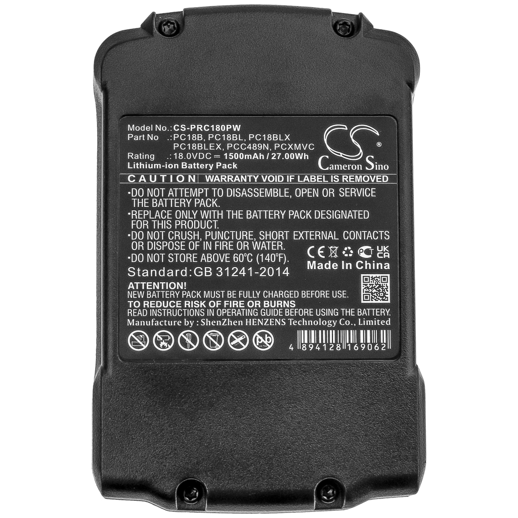 Batterie Sostituisce PC18B