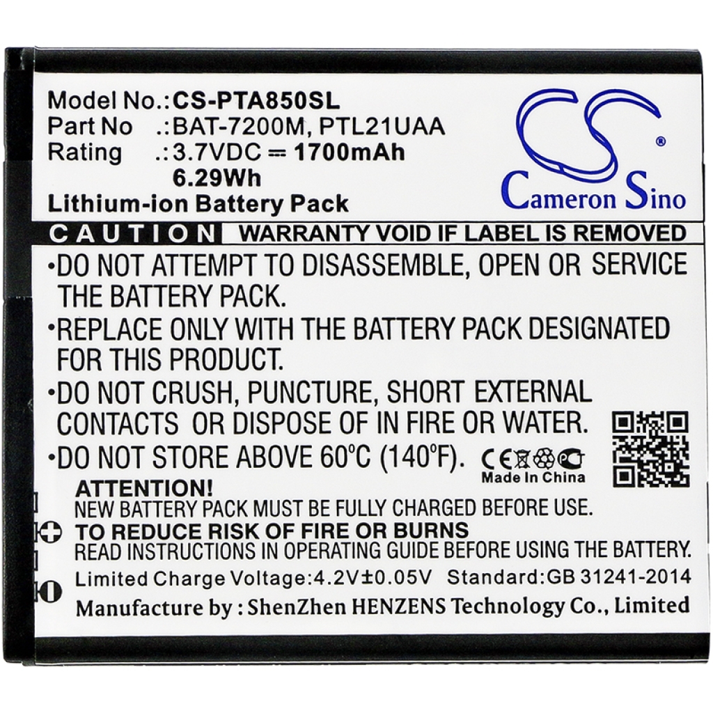 Mobile Phone Battery Sky CS-PTA850SL