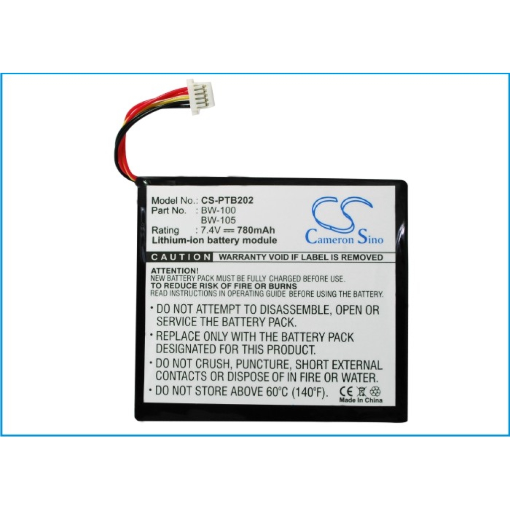 Batteria della stampante Brother CS-PTB202