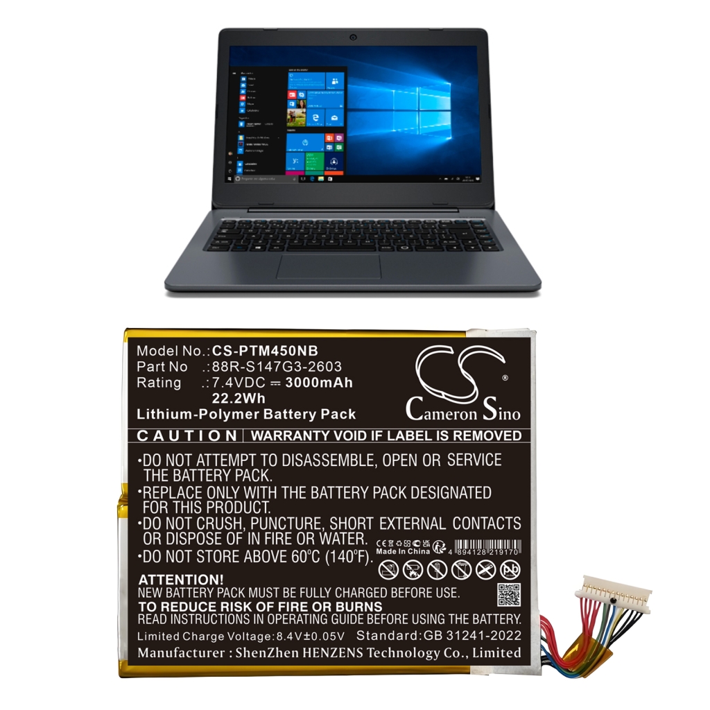 Batteria notebook Positivo CS-PTM450NB