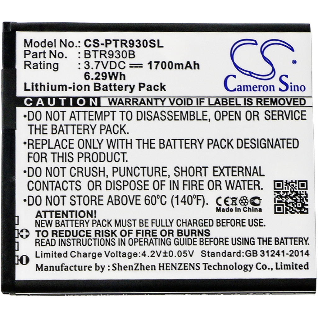 Batterie Sostituisce BTR930B