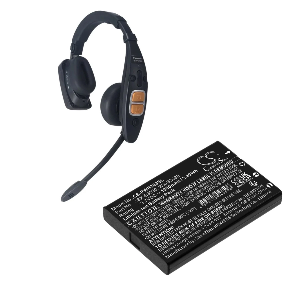 Batteria senza fili dell'auricolare Panasonic WX-CT420 (CS-PWH303SL)