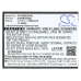 Sostituzione della batteria compatibile per BLU C866639282L,C866640282L