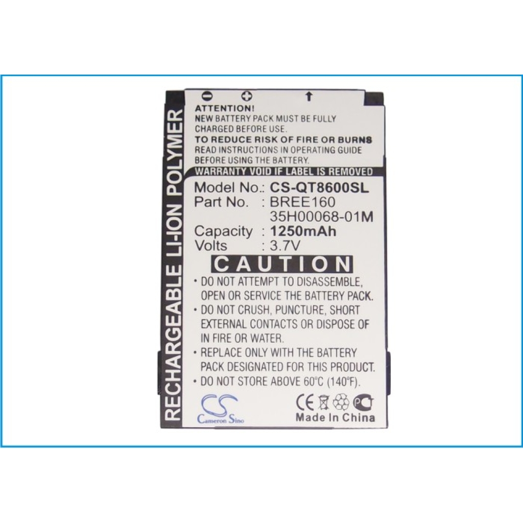 Sostituzione della batteria compatibile per HTC 35H00068-01M,BERR160