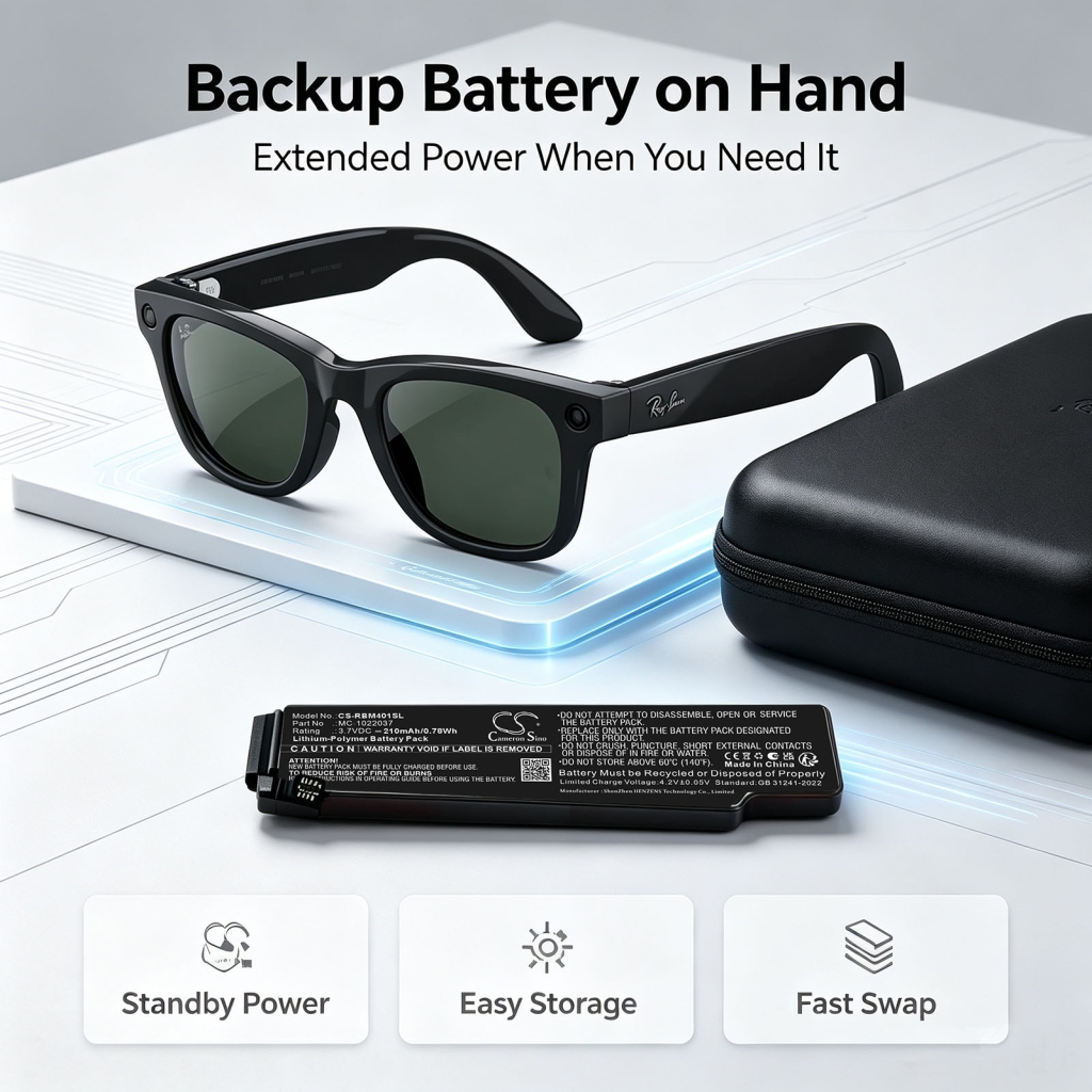 Battery compatible with VR battery