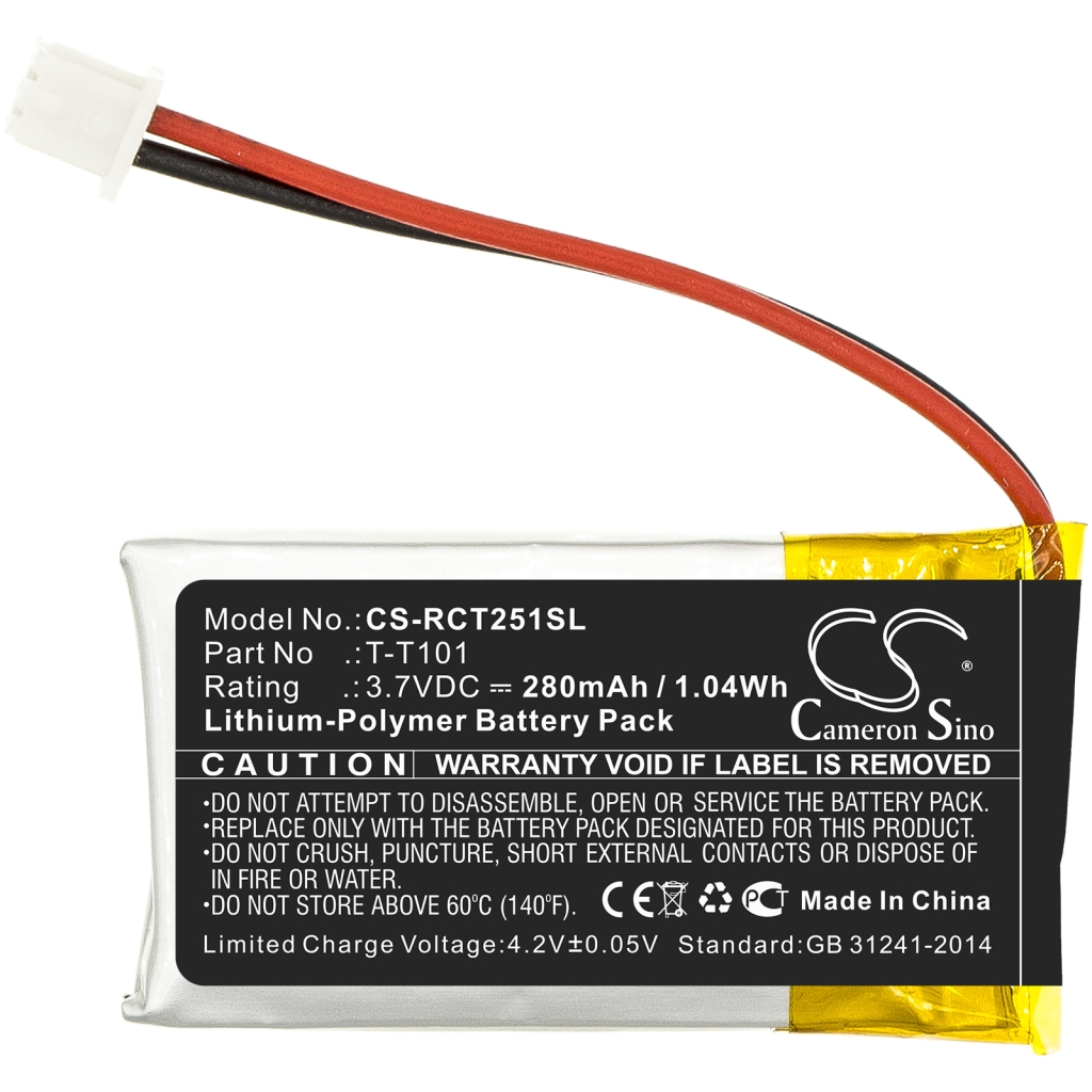 Sostituzione della batteria compatibile per RCA T-T101