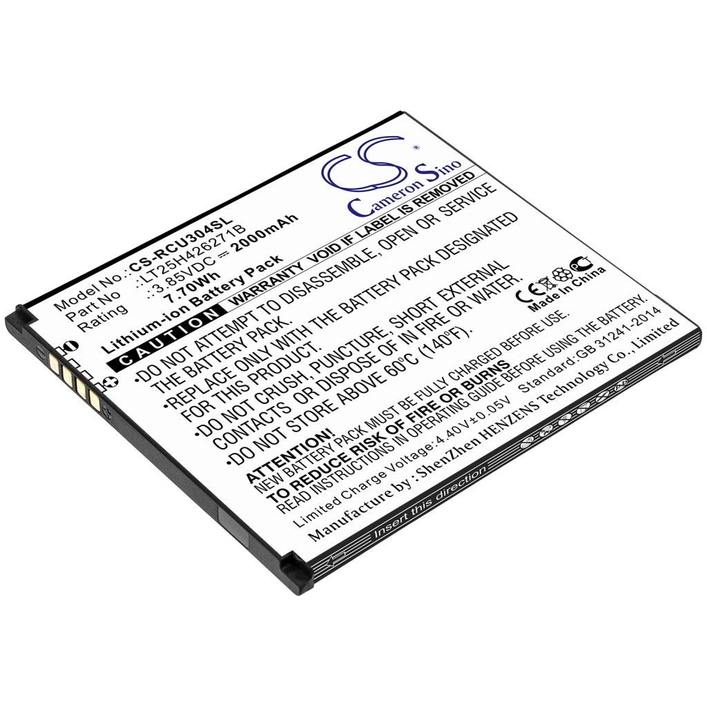 Sostituzione della batteria compatibile per BLU LT25H426271B
