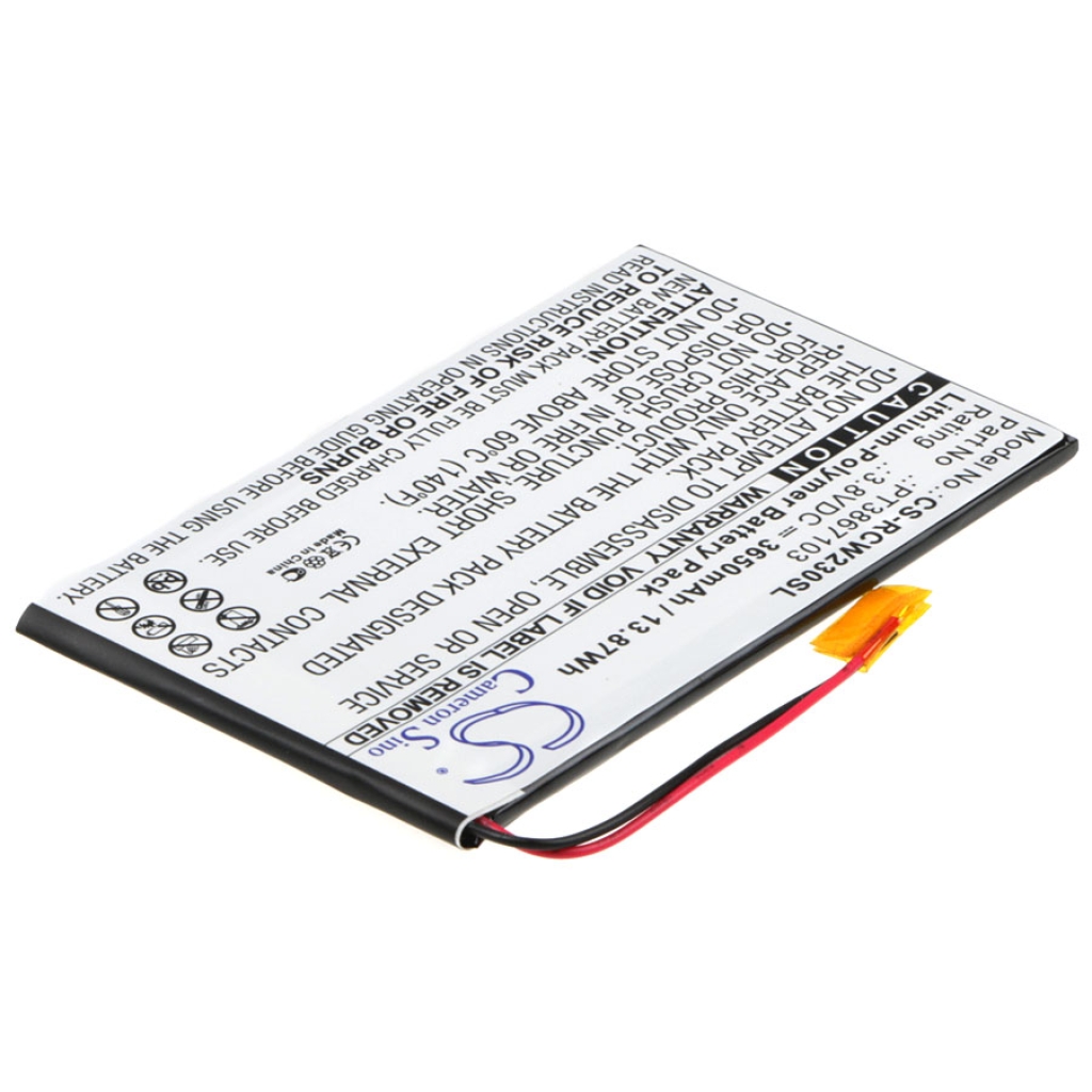Sostituzione della batteria compatibile per RCA PT3867103