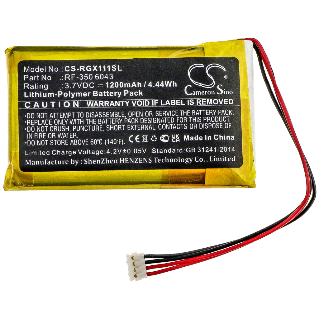 Sostituzione della batteria compatibile per Renkforce RF-350 6043
